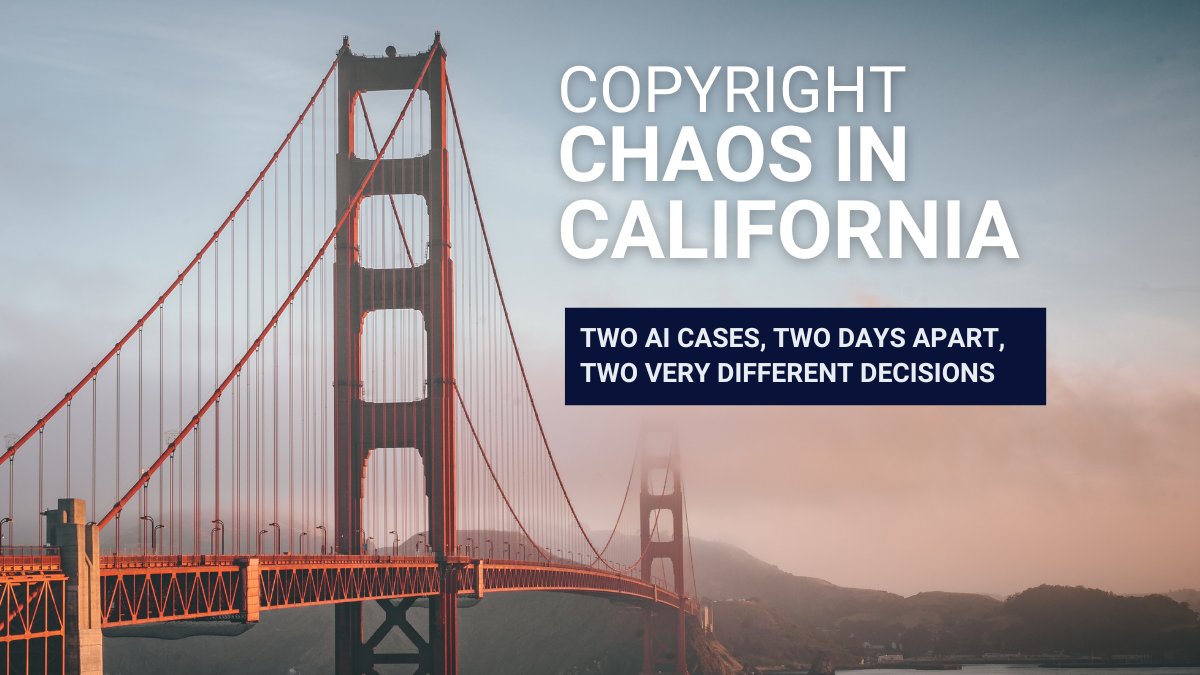 Unite4Copyright's tweet card. Over the past few years, we have seen the number of AI training copyright infringement/fair use court cases steadily climb and waited with great anticipation for the day when decisions in these cases...