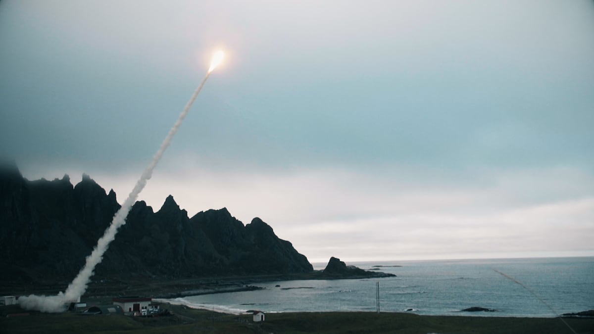 JenJudson's tweet card. Saab has picked Anduril to produce solid rocket motors for the Ground-Launched Small Diameter Bomb it produces with Boeing.