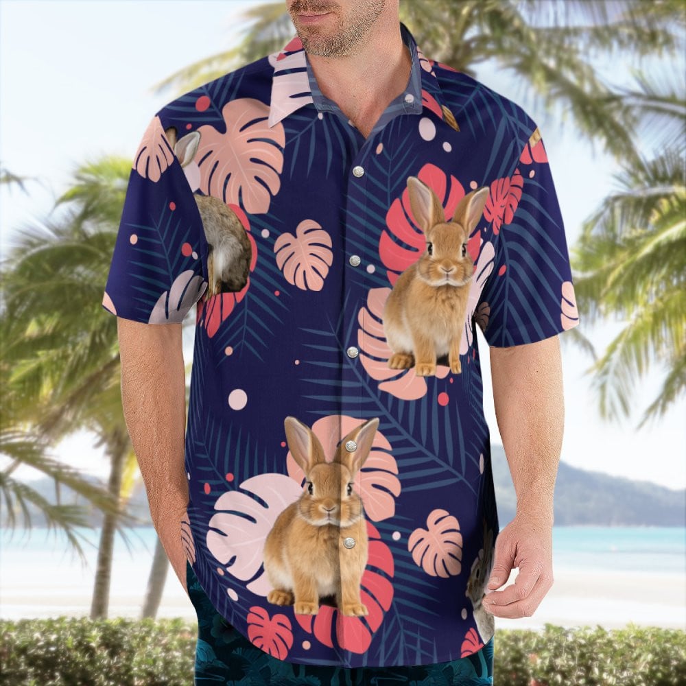 Riva_k86's tweet card. Funny Rabbit lover gift, Rabbit Hawaii shirt - JaaraShop