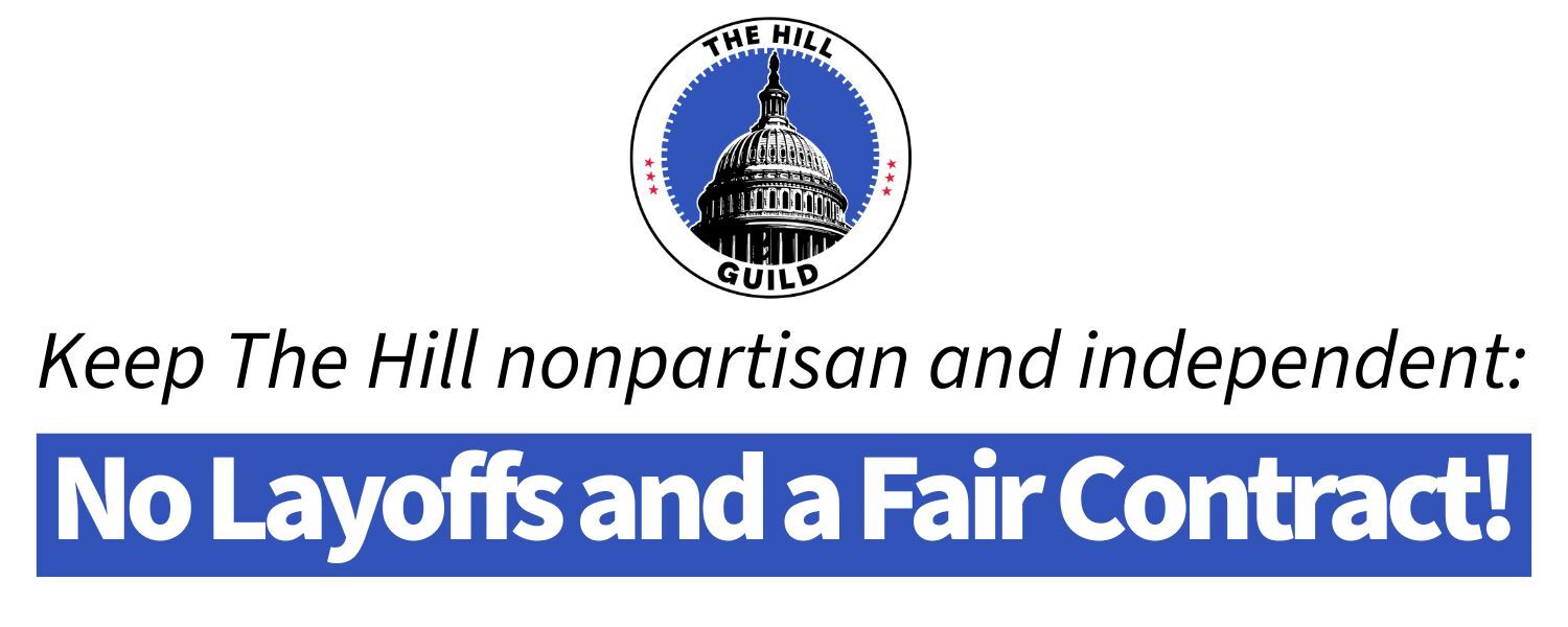 hillguild's tweet card. Workers at The Hill, one of the premier news outlets for covering Congress and politics in Washington, DC, have been bargaining their first contract for over a year now. Nexstar has been threatening...