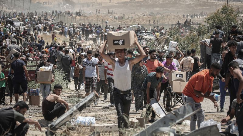 JDiamond1's tweet card. The embattled Israeli-backed aid group that began operating in Gaza earlier this week is not screening Palestinians at aid distribution sites, despite Israeli officials saying that additional...