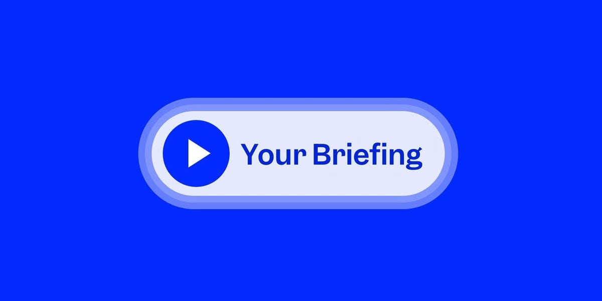 BIPressRoom's tweet card. Business Insider has launched a new audio briefing feature, powered by AI.