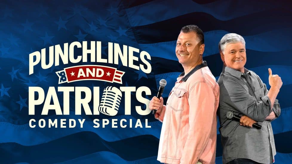 seanhannity's tweet card. Don't miss Punchlines and Patriots — a new comedy special featuring Sean Hannity and Jimmy Failla. Unfiltered, unafraid, and unapologetically American, P&P combines stand-up comedy with a live...