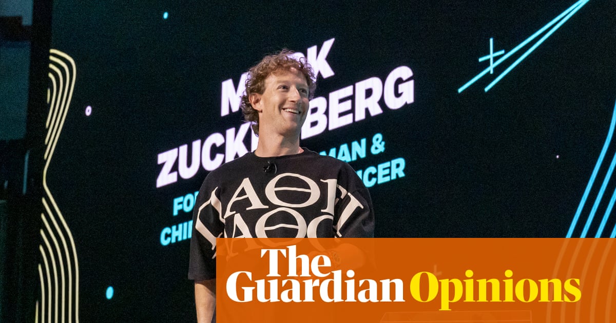 RockerOld's tweet card. Whether the Meta boss and his ex-lieutenant Sheryl Sandberg are truly beyond awful is neither here nor there. I thought he was done with factchecking, says Guardian columnist Marina Hyde