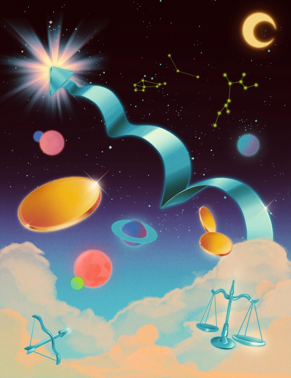 tabletmag's tweet card. Business astrology enthusiasts seek meaning, guidance, and maybe some employment security