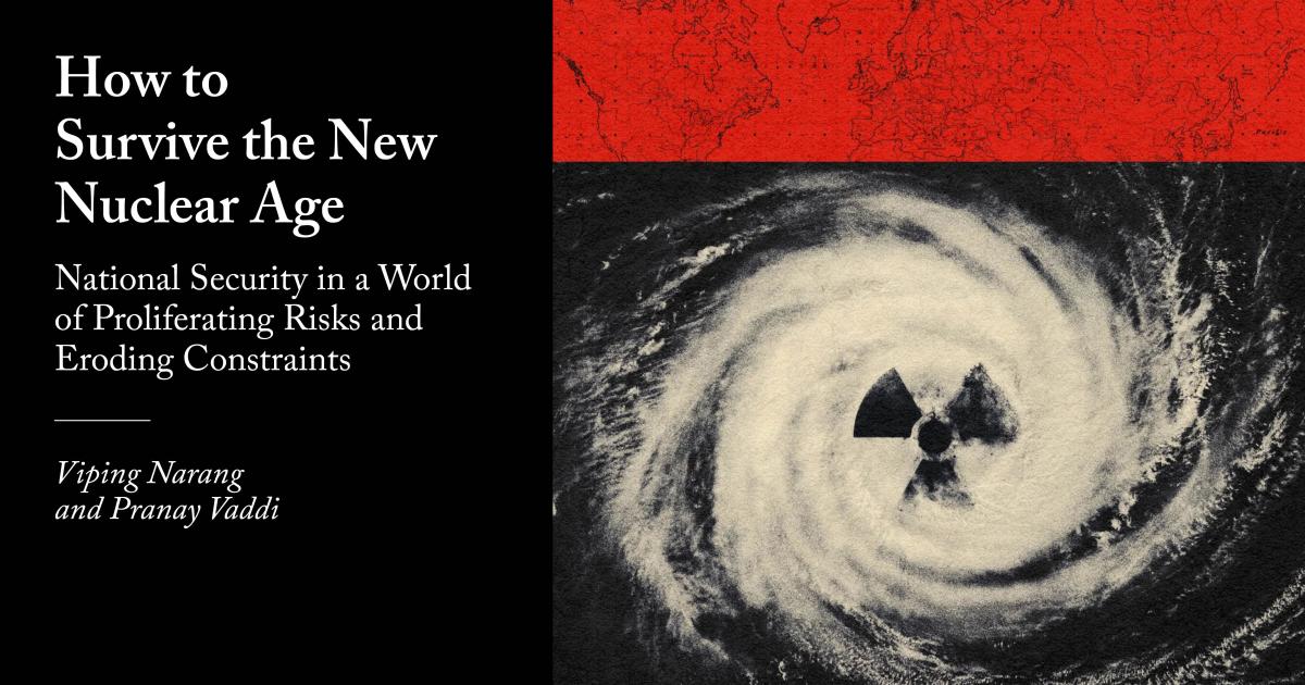 MIT_CIS's tweet card. National security in a world of proliferating risks and eroding constraints.