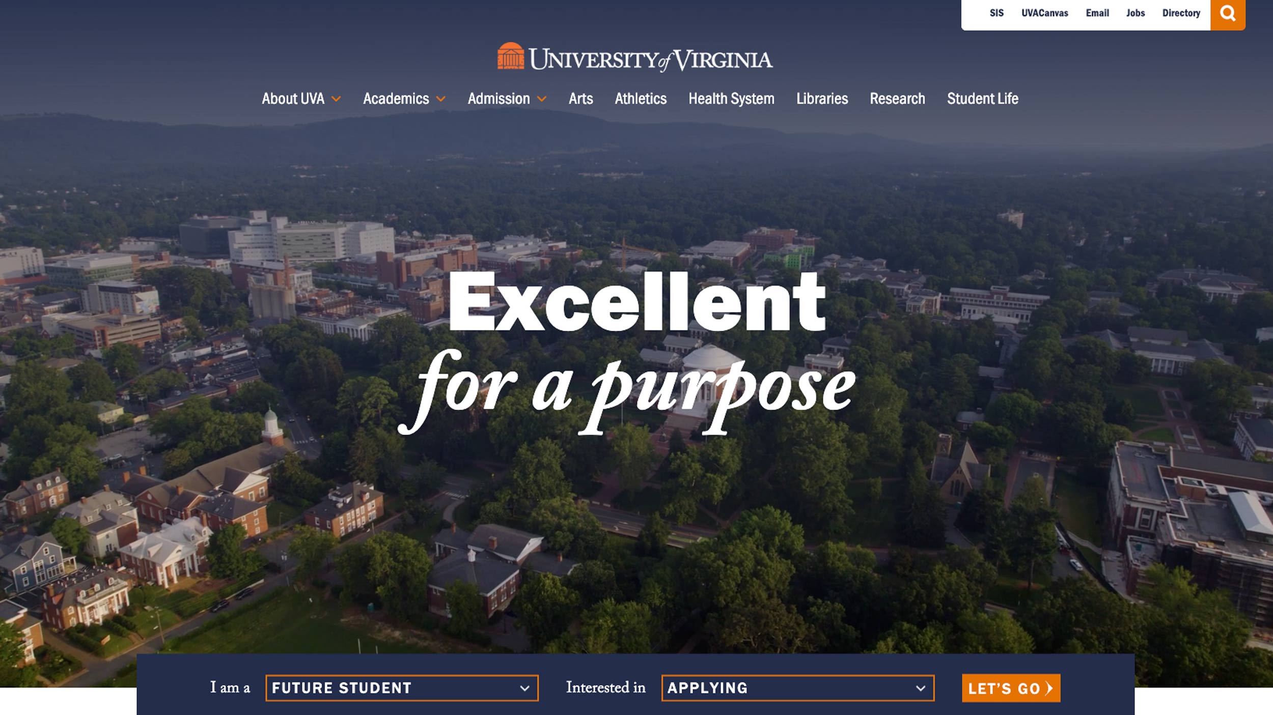 UVA's tweet card. The University of Virginia’s homepage and its subpages have a new look, improved functionality and updated content.