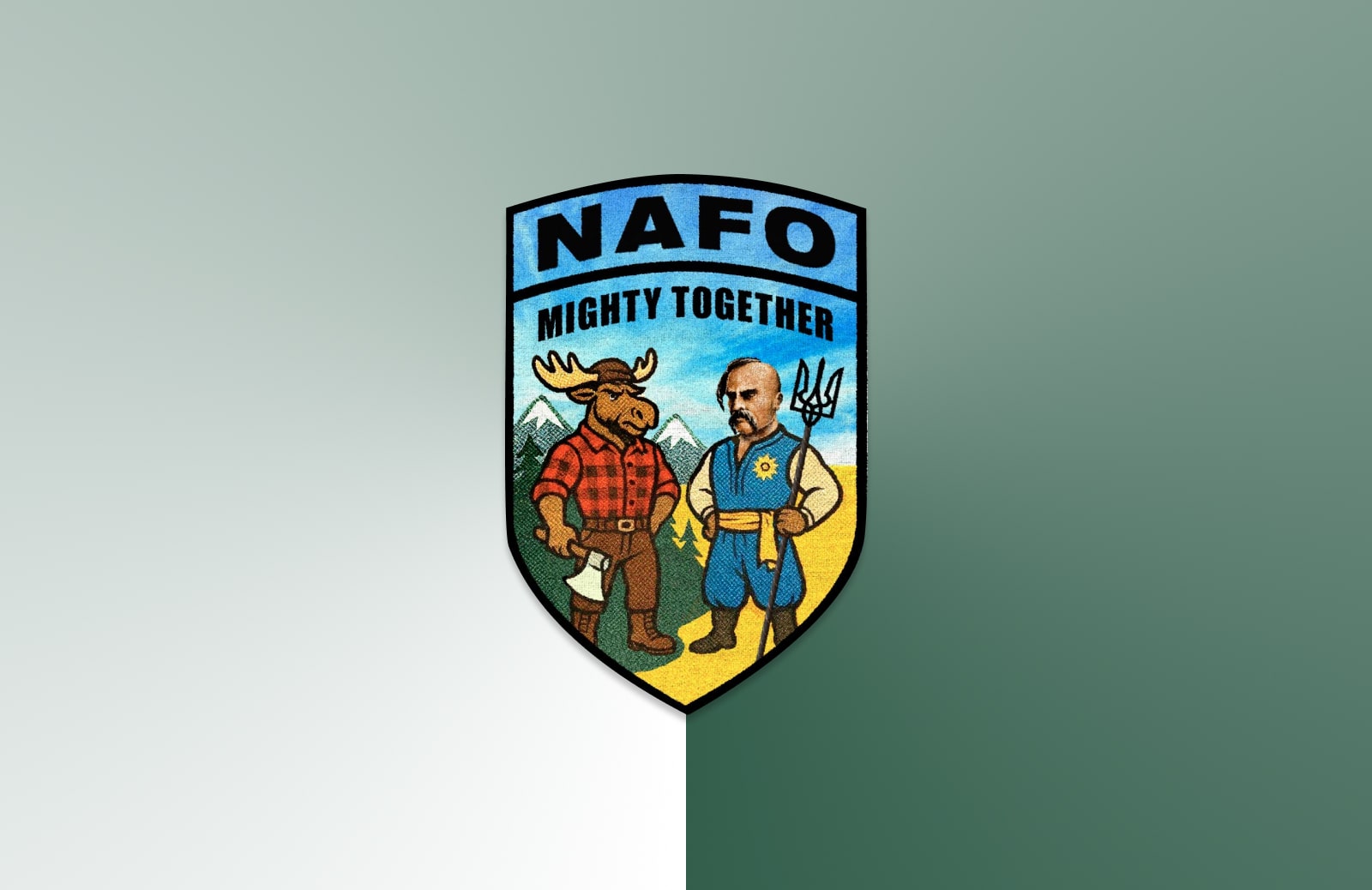 MrsSNorman's tweet card. Canadian Fellas uniting for the 4th time! NAFO is celebrating Canadian days to support the International Legion and the 93rd Brigade.