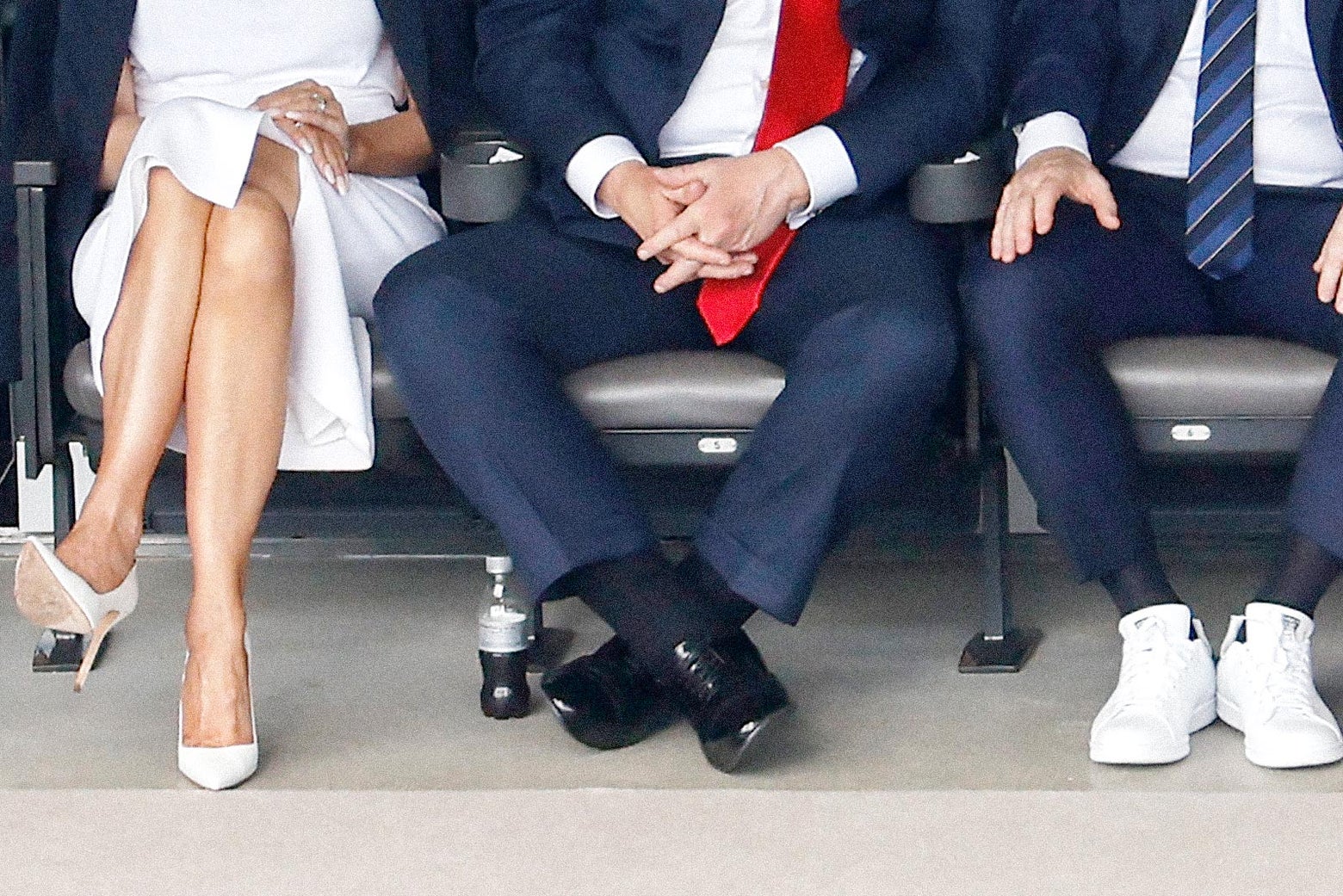 Slate's tweet card. Trump’s ankles tell a bigger story.