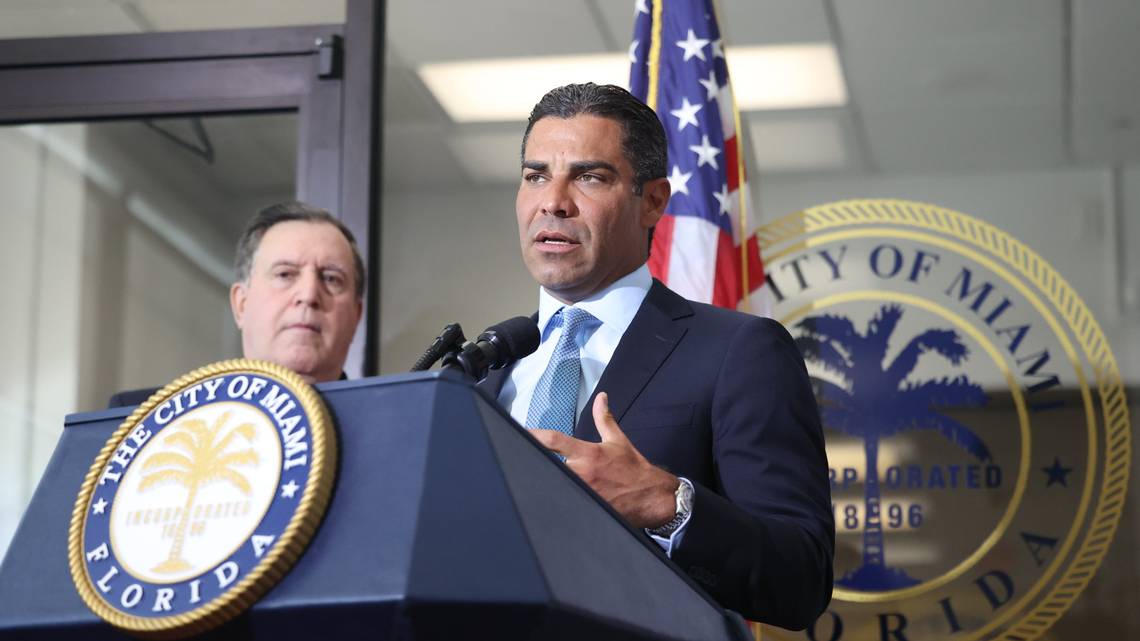 AnaChacinc's tweet card. Miami Mayor Francis Suarez’s political committee spent twice as much as Joe Carollo’s.