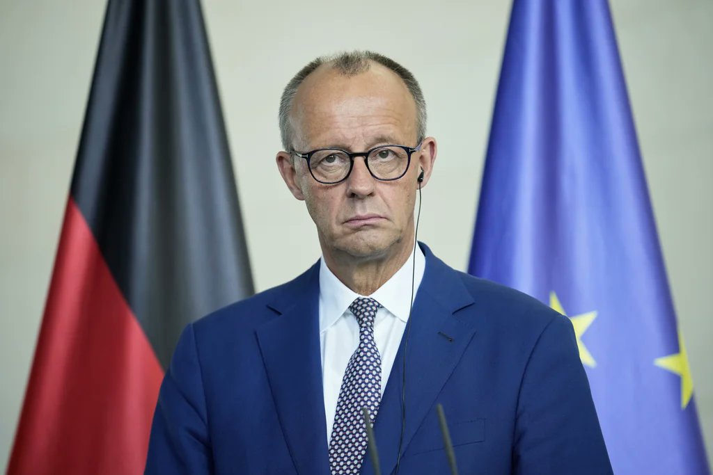kevincorke's tweet card. Friedrich Merz acknowledged that European powers were enjoying the benefits of U.S. military power without meaningfully contributing to their own defense.