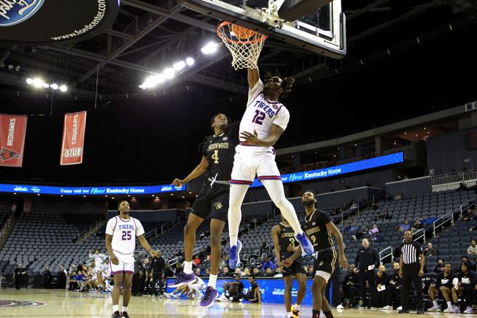TSUTigersMBB's tweet card. Men's Basketball Advances With Win Over Lindenwood