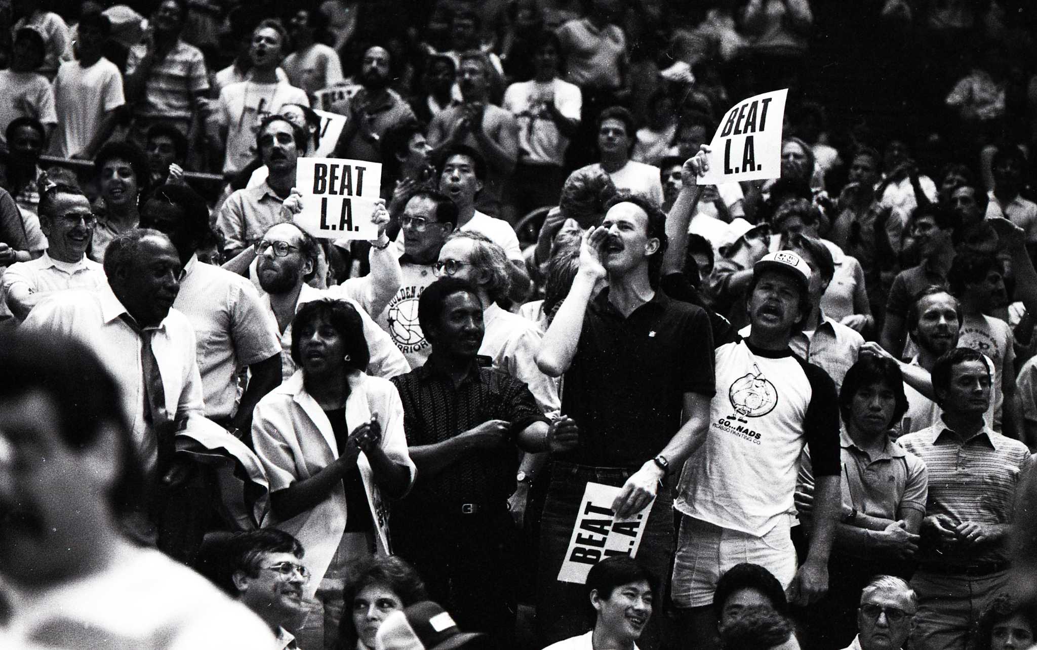 peterhartlaub's tweet card. The chant that echoes at games across the Bay Area is part of our collective culture. We followed its origin story back across four decades and thousands of miles.