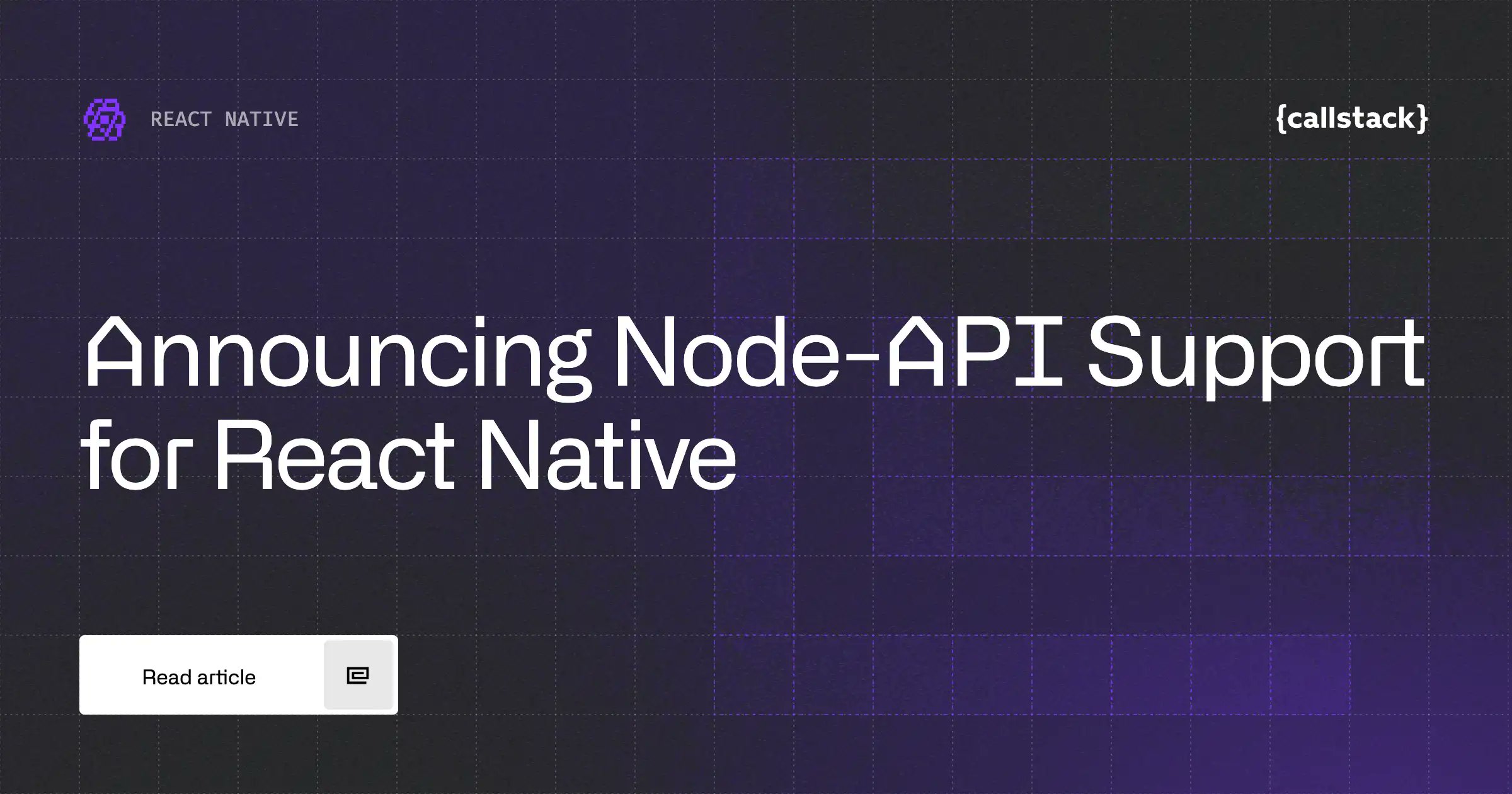 kraenhansen's tweet card. We are bringing Node-API to React Native to simplify native module development. Learn how this ABI-stable, cross-runtime system can unlock faster builds, better maintainability, and broader ecosystem...