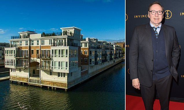 EvanLowenstein's tweet card. Kevin Spacey is 'refusing to leave' his $5.6million Baltimore home weeks after it was sold at a discount at a foreclosure auction, the new owner alleges.