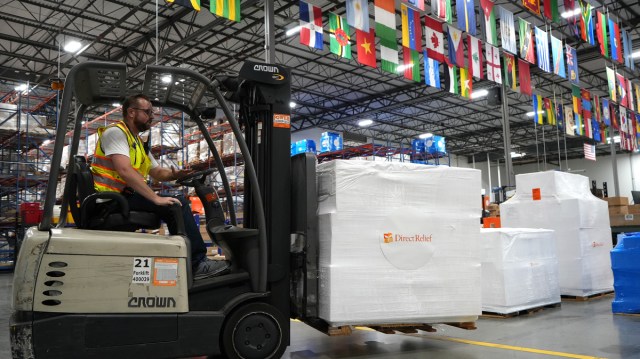 DirectRelief's tweet card. Over the past week, Direct Relief has delivered 328 shipments of requested medical aid to 42 U.S. states and territories and 17 countries worldwide. The shipments contained 12.3 million defined dai…