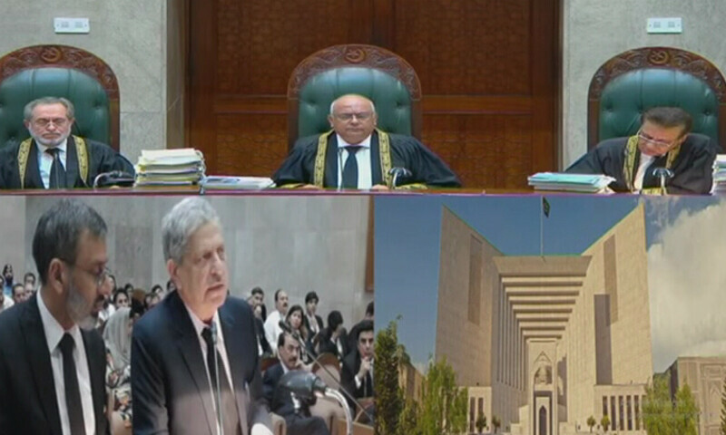 NadeemfParacha's tweet card. Verdict announced by 10-member bench headed by Justice Aminuddin Khan; petitions accepted by a majority of seven judges.