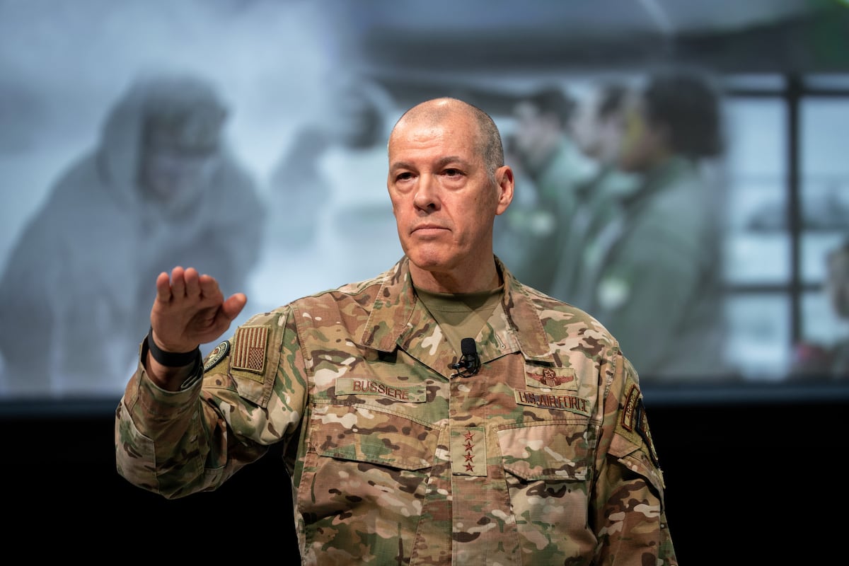 defense_news's tweet card. The last Air Force vice chief, Gen. Jim Slife, was fired by President Trump in February without explanation as part of a broader purge of military leaders.