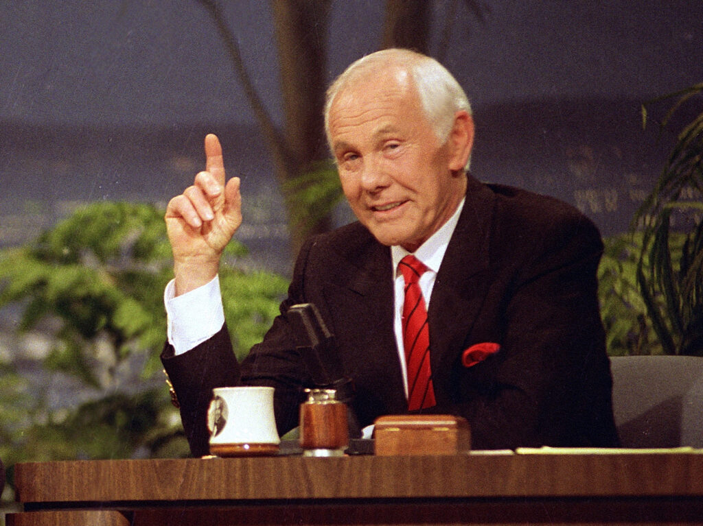 OldManCormier's tweet card. Late night hosts have morphed into the antithesis of the mold Carson provided.