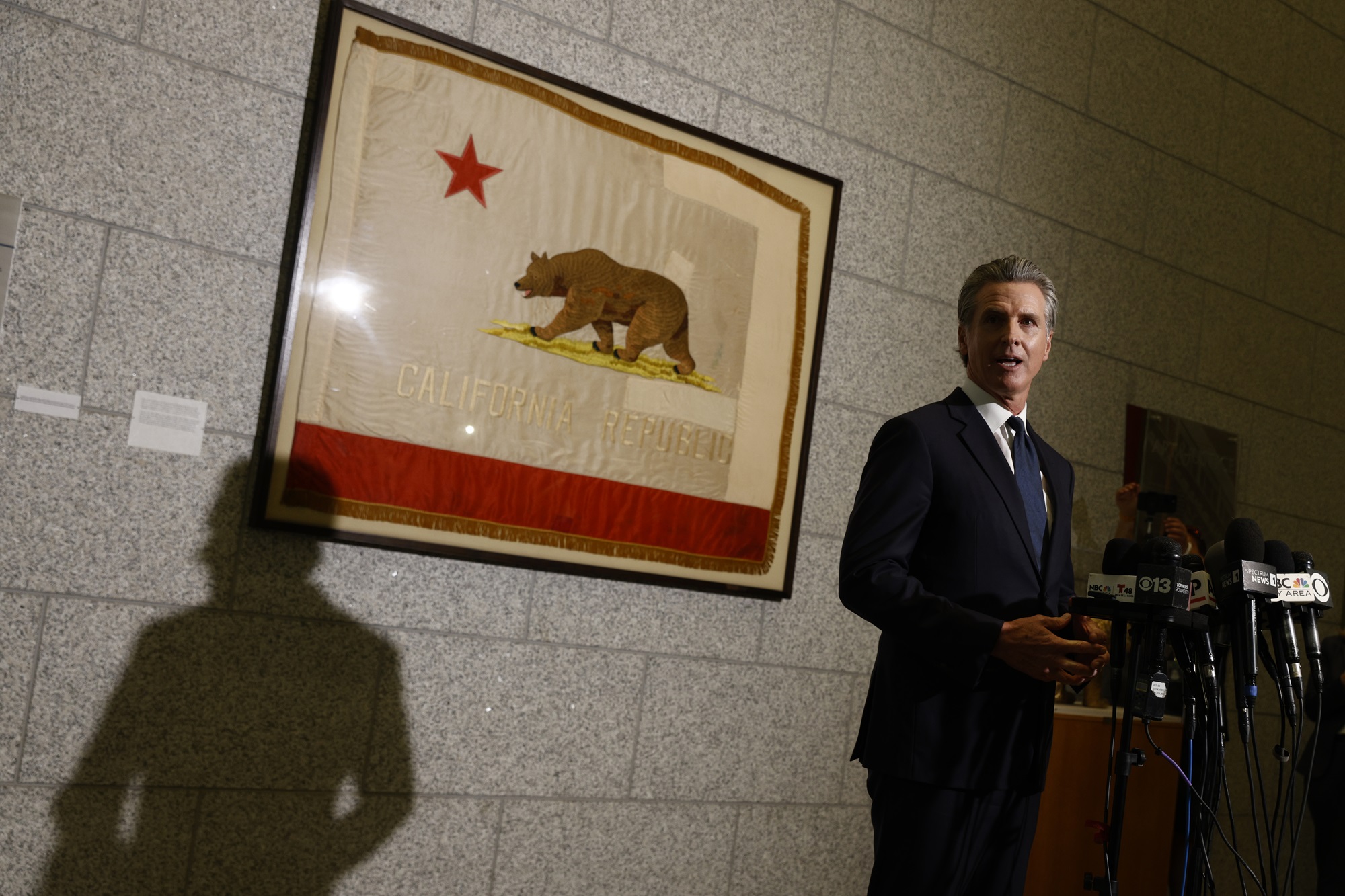 solomonout's tweet card. Gov. Gavin Newsom’s defamation lawsuit claims Fox News lied about when he spoke with President Donald Trump about the immigration raids and protests in Los Angeles.