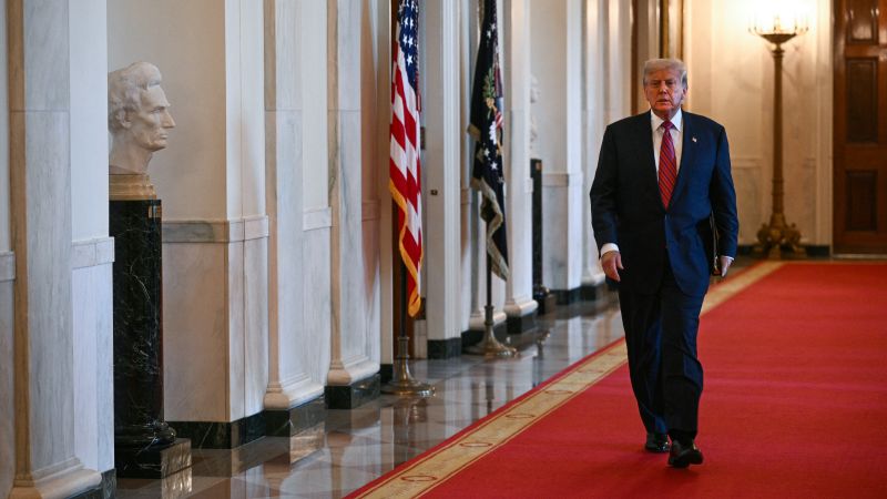 CNNPolitics's tweet card. President Donald Trump is filing a libel lawsuit against the publisher of the Wall Street Journal and reporters who wrote a story about a collection of letters gifted to Jeffrey Epstein for his 50th...