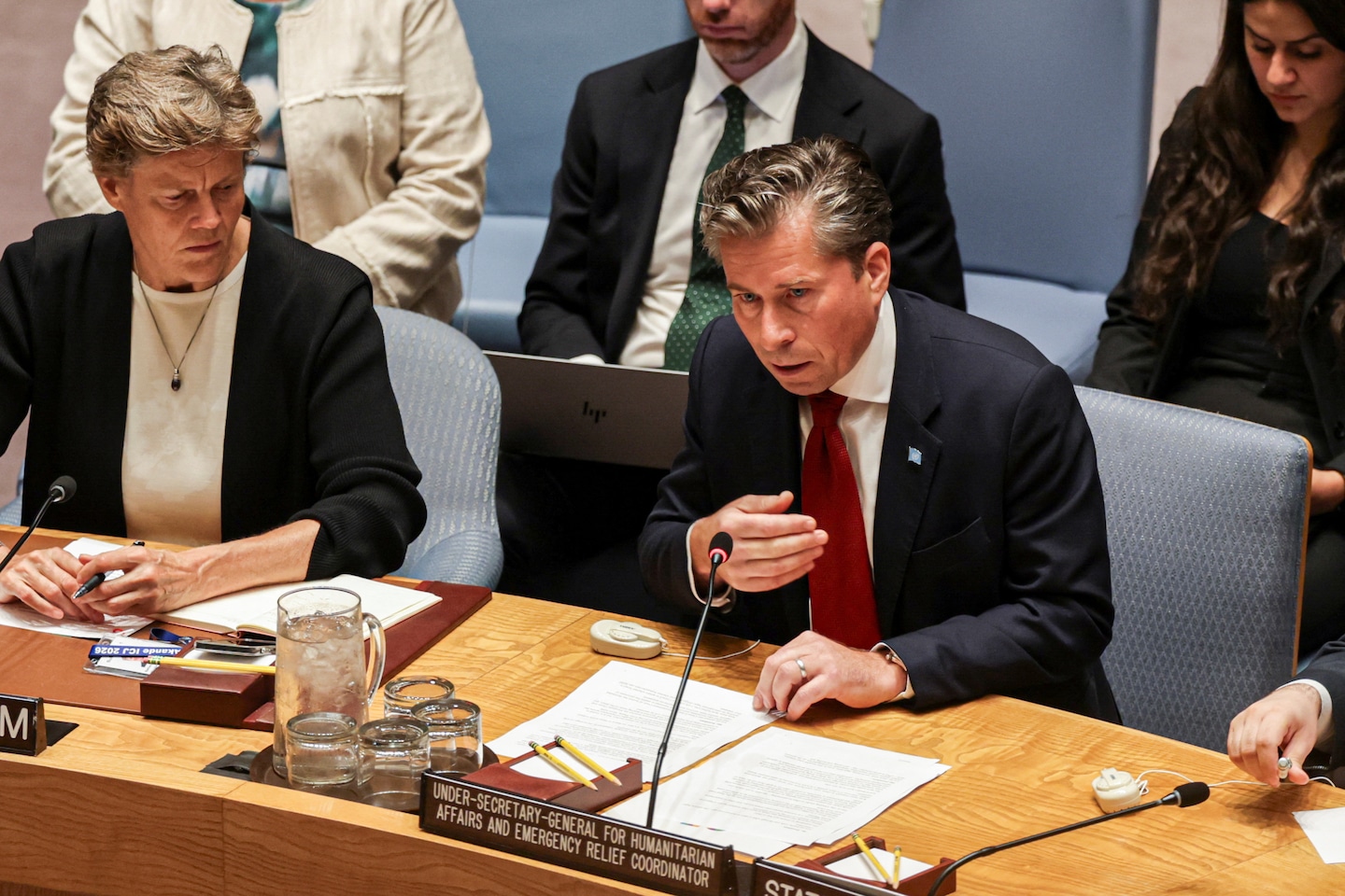 John_Hudson's tweet card. Humanitarian officials see a pattern of Israel retaliating against those who criticize its conduct in Gaza and toward Palestinians.