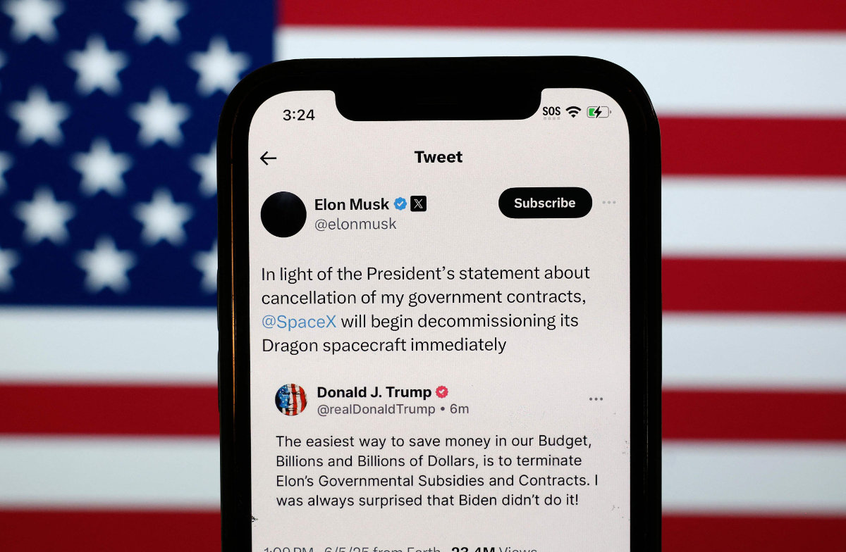 ChinaUSFocus's tweet card. The honeymoon between Elon Musk and U.S. President Donald Trump ended with a war of words on social media. In his six months in the White House, Musk came to see big differences between his own...