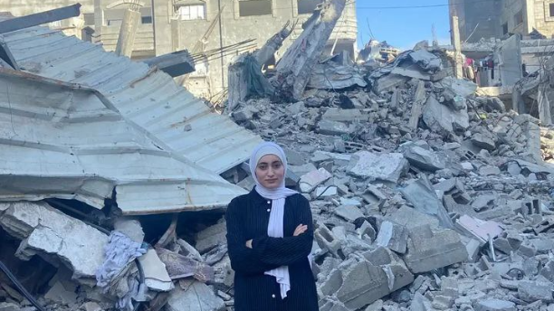 AFNANN_NAFEZ's tweet card. My name is Afnan, and I am part of a family of five from Gaza. For over 400 days, we have been living under the relentless war, enduring constant bombings and destruction. Our lives have been...