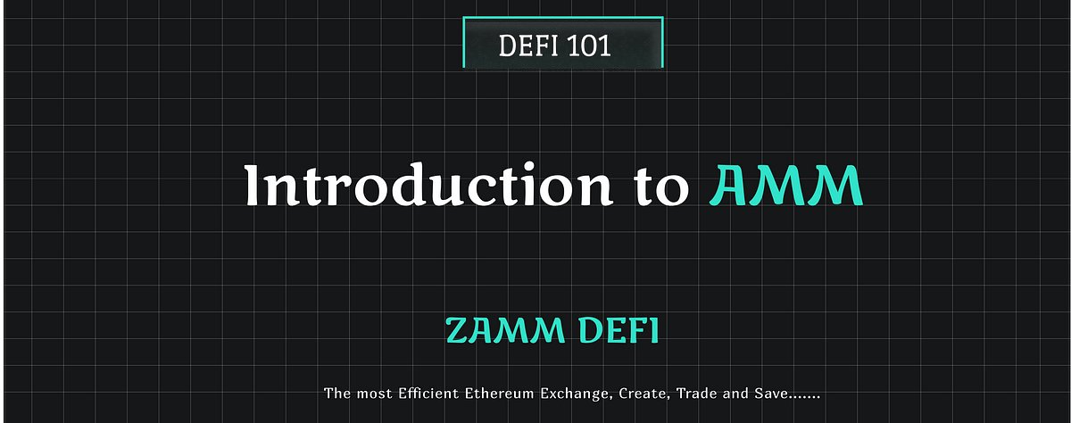 ZAMM_DEFI's tweet card. A beginner-friendly breakdown of AMMs, market makers, and the next-gen ZAMM protocol.