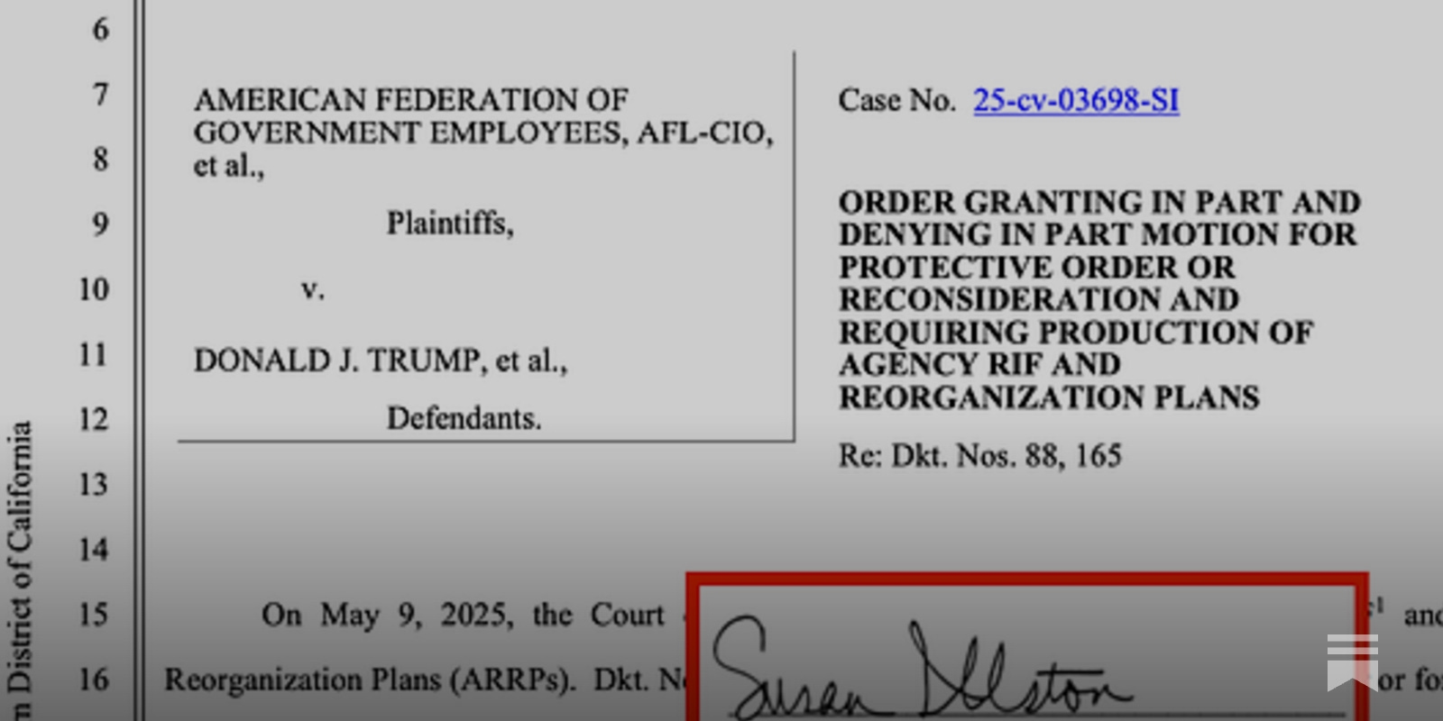 chrisgeidner's tweet card. Judge Susan Illston provided a great example on Friday of how to deal with the current Supreme Court in an order that the Trump admin turn over its mass-firing plans.