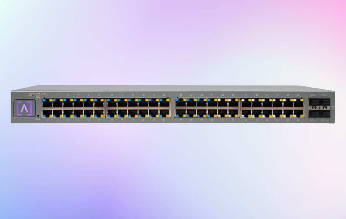 the_interface_'s tweet card. Alta Labs launches the S48-APOE switch