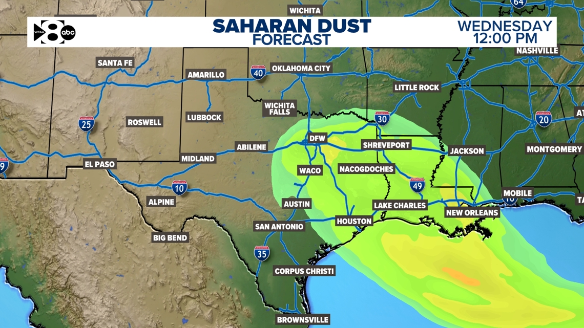 jancoferstevens's tweet card. The best chance of noticing this plume of dust will be Tuesday, July 1 and Wednesday, July 2.