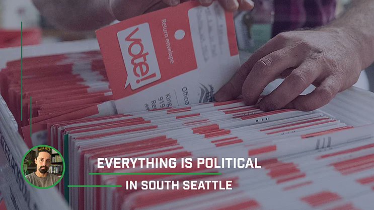 SoSeaEmerald's tweet card. The Seattle Times and The Stranger release their election endorsements, Ann Davison files a motion to terminate the SPD consent decree, and transit advocates race the infamously slow No. 8 bus.