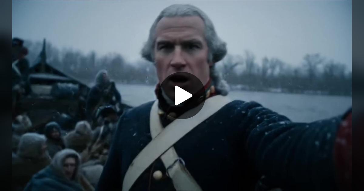 HerreraMilHist's tweet card. 10.1K likes, 261 comments. “If George Washington vlogged his night crossing the Delaware 🤣❄️”