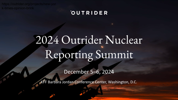jordanrau's tweet card. Public awareness of nuclear threats has never been more vital, so we convened journalists at the nexus of health, climate, and national security to deepen their knowledge about how these issues are...