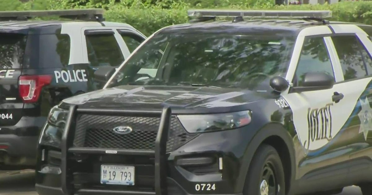 cbschicago's tweet card. Joliet police said around 12:41 a.m. Thursday, officers found a 22-year-old woman who was shot in the back and a 23-year-old man who was shot in the chest.