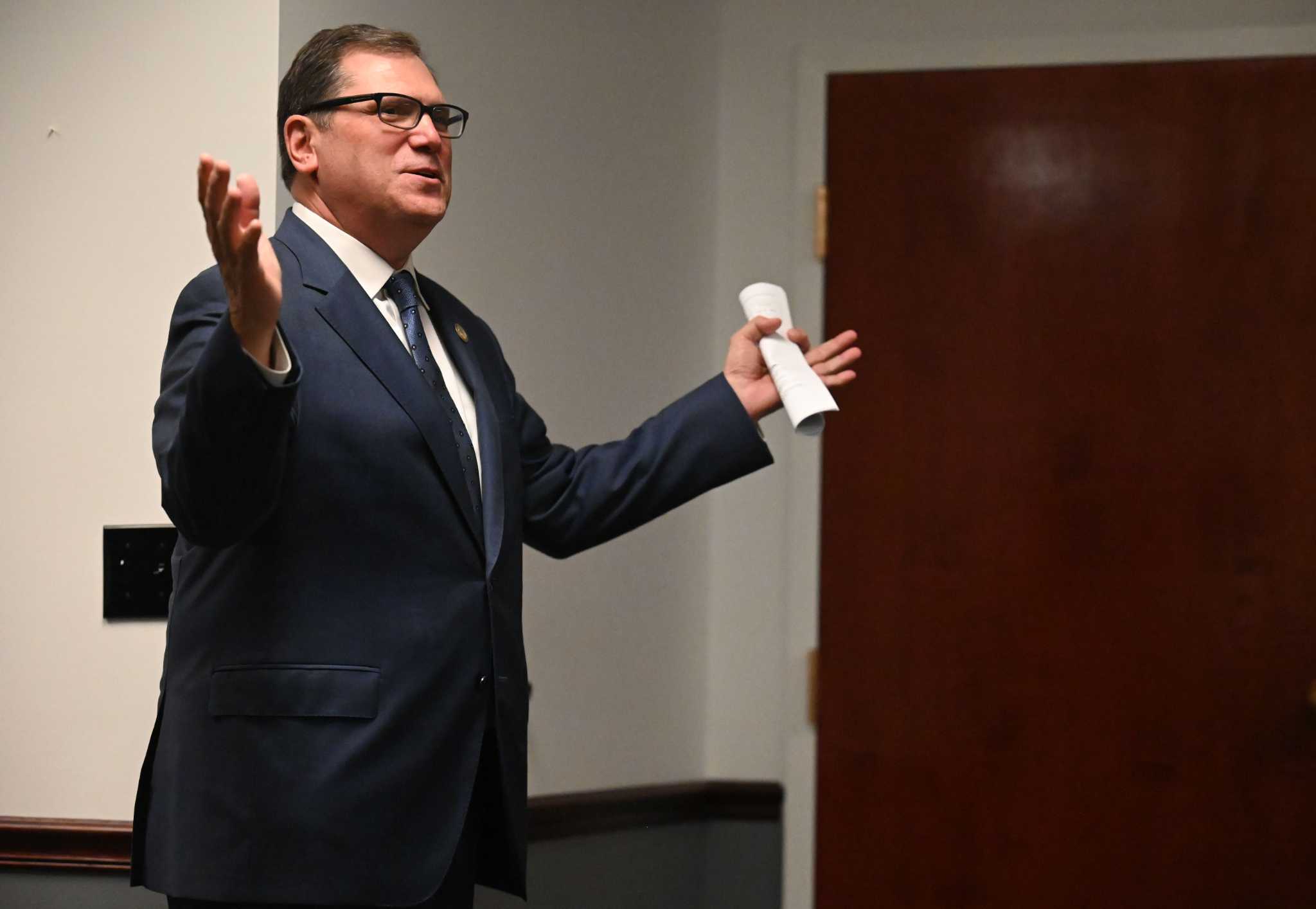 Brendan_LyonsTU's tweet card. The Times Union published a story last month about interim U.S. Attorney John A. Sarcone III listing a boarded-up residence in Albany as his address.