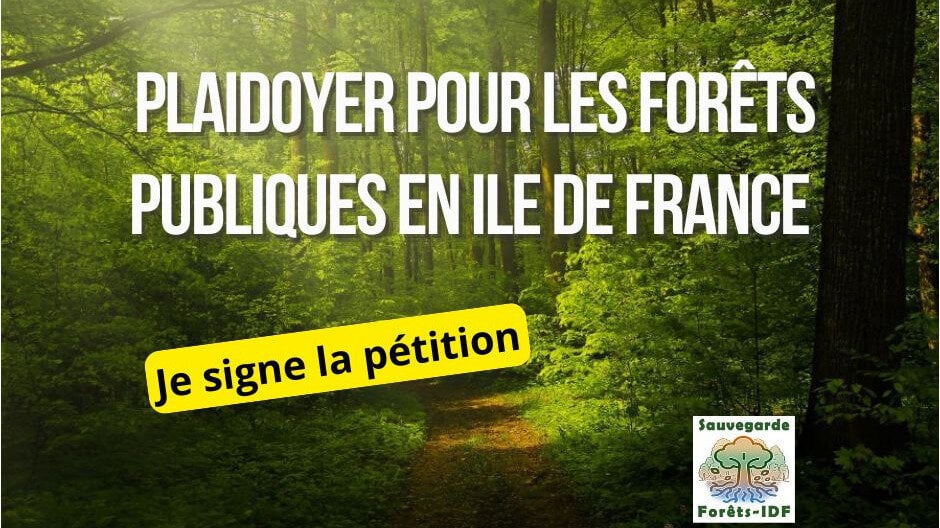 Coggiola2's tweet card. Sauvegardons les forêts publiques en Ile-de-France