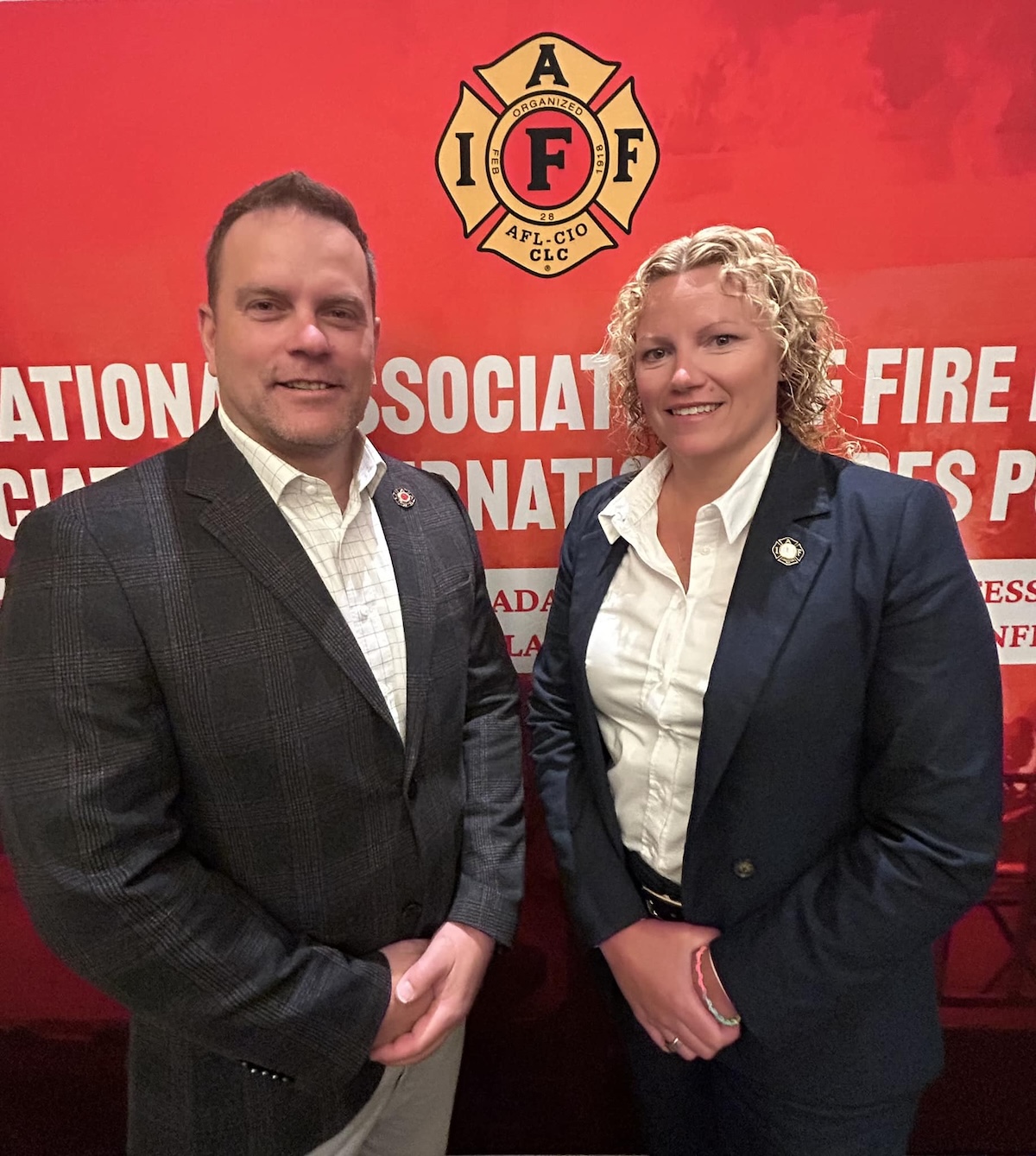 IAFFofficial's tweet card. Two Canadian IAFF union leaders have been elected to the IAFF Human Relations Committee (EHRC) highlighting an important step for inclusion and