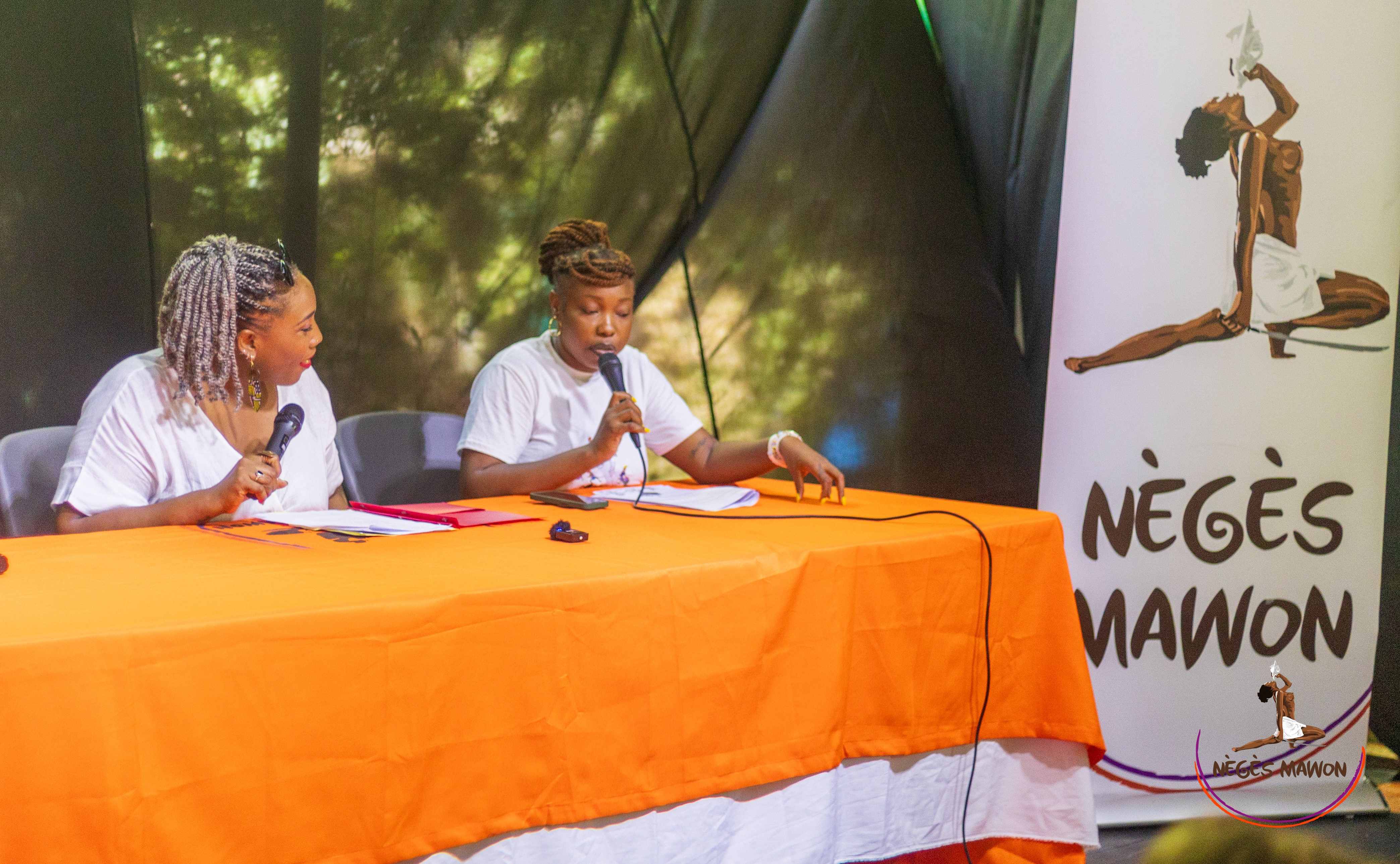 JoubertJoseph3's tweet card. Le comité directeur de l’organisation a lancé, le jeudi 17 juillet, au Centre culturel Brésil-Haïti (CCBH) à Pétion-Ville, la 8ᵉ édition du festival féministe Nègès Mawon, qui se tiendra du 17 au 19...