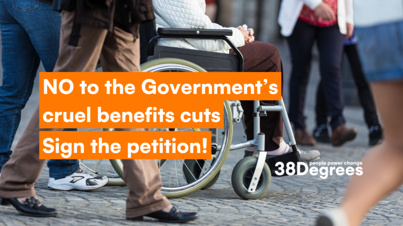 laidbackreader's tweet card. The Government is planning “catastrophic” cuts that experts say will force disabled people into poverty. Don’t think that’s right? Add your name now.
