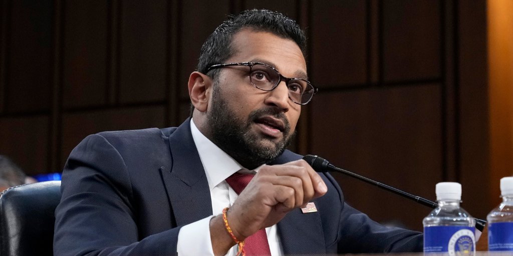 asholiver's tweet card. FBI Director Kash Patel's focus on immigration has led to over 10,000 arrests since January, with the bureau aiding DHS in targeting criminal networks.