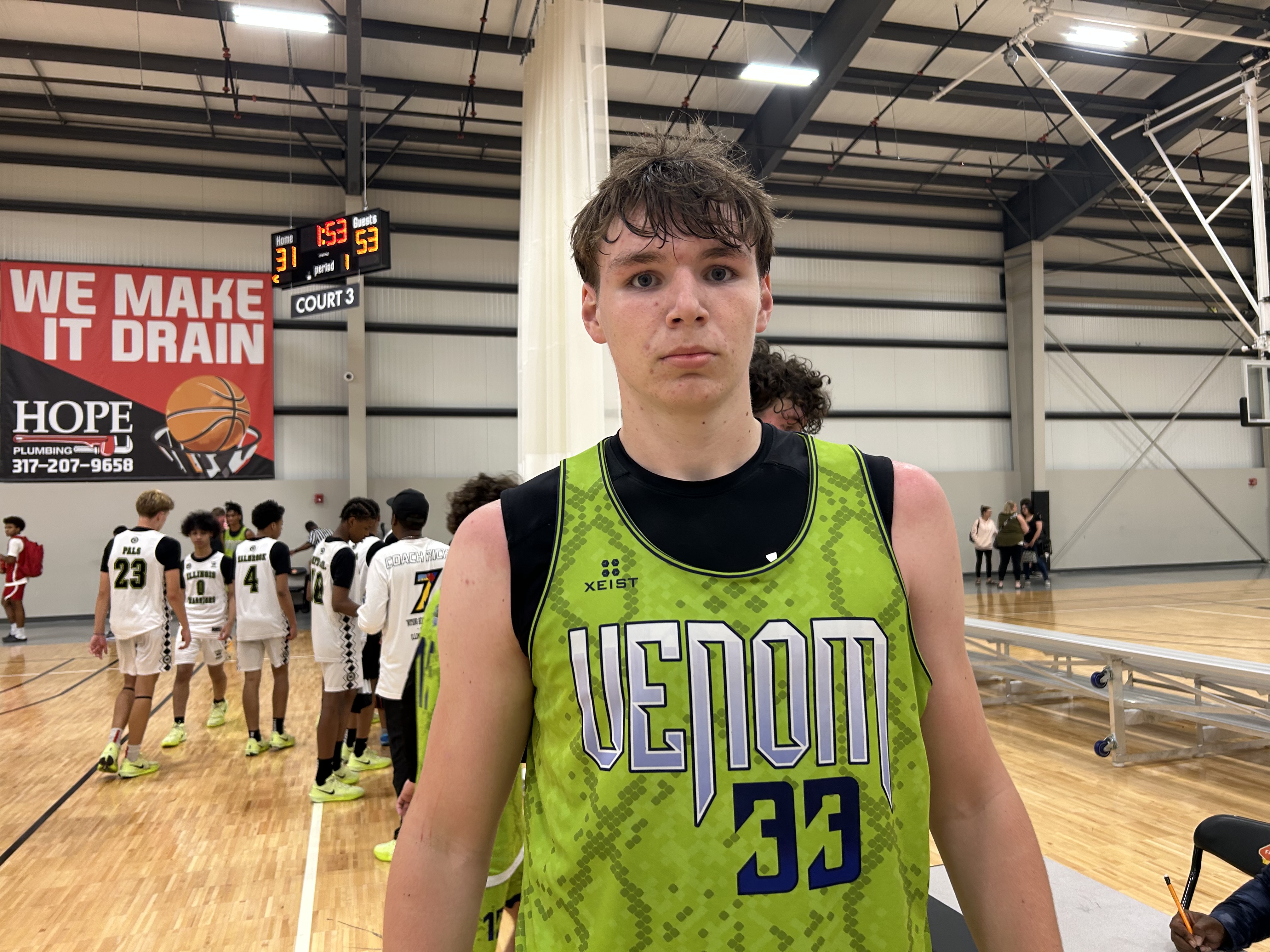 scottybscout's tweet card. The National Open Championship kicked off on Friday night in Indianapolis.  I spent the first night at Farmers Bank Fieldhouse checking out a trio of great 15U games.  Here we dive into it with the...
