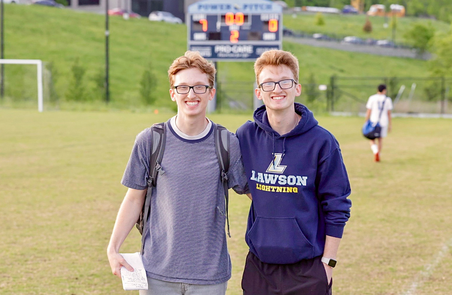 sports_bk's tweet card. The stiff soccer grounds at James Lawson High School mirrored me and my clueless coaching counterpart.