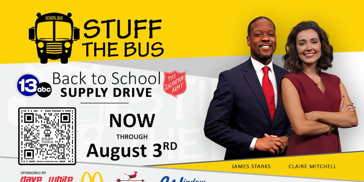 13abc's tweet card. Registration for backpack and school supplies for Lucas County students entering pre-school through 12th grade will take place July 21-23.