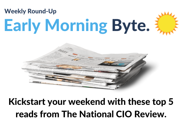 NatlCIOReview's tweet card. Kickstart your weekend...