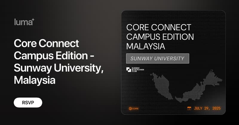 SunwayBCC's tweet card. About Core Connect Campus Edition - Malaysia Core Connect Campus Edition, is an exciting series of on-campus workshops across top universities, designed to…