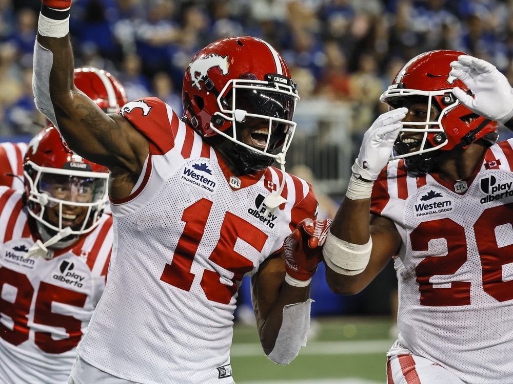 ToddSaelhofPM's tweet card. 5 Takeaways as Calgary Stampeders crush Winnipeg Blue Bombers again, become Grey Cup front-runners
