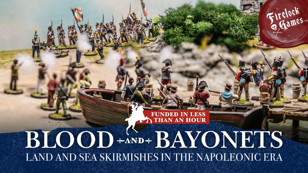 ThePlunderDen's tweet card. Check out Blood & Bayonets on BackerKit!