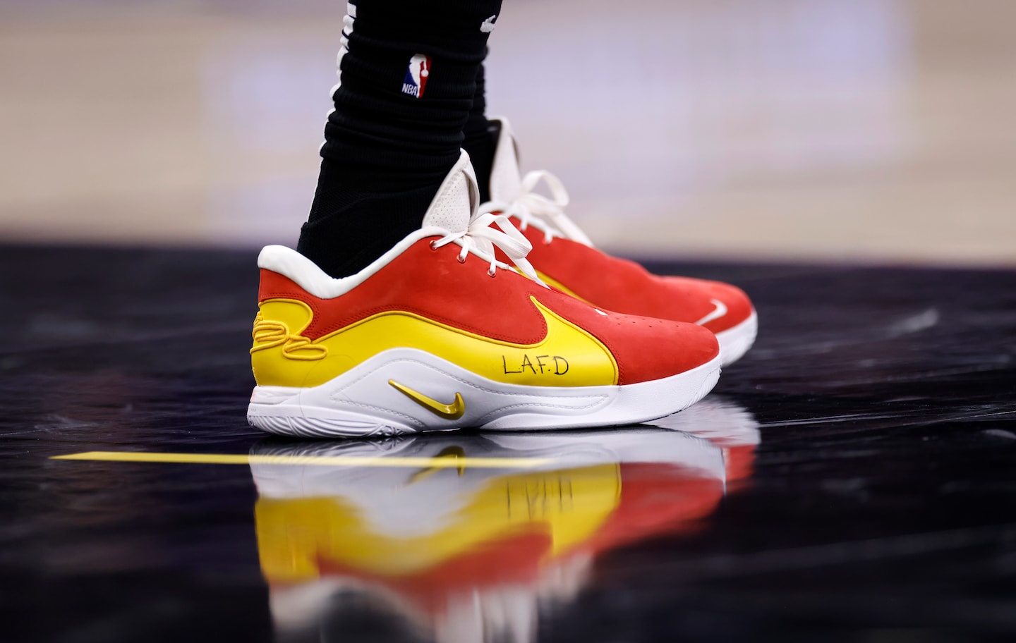 harkin_ben's tweet card. Los Angeles hosted its first NBA game since the devastating fires broke out last week, but it didn’t feel like much of an escape.